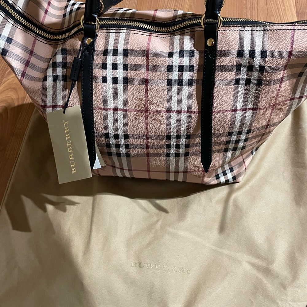BURBERRY HAYMARKET MEDIUM SALISBURY TOTE - Picture 4 of 8